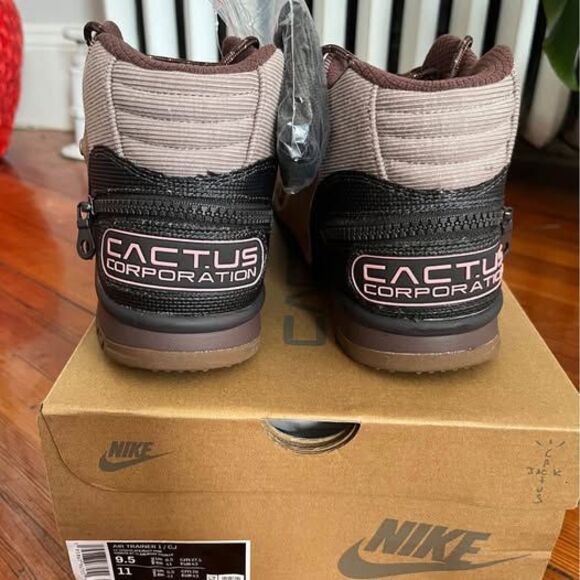 Nike Air Trainer 1 SP Cactus Jack Travis Scott Wheat Men’s 9.5 - Picture 4 of 10